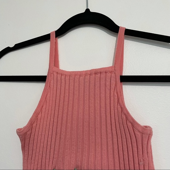 High square neck ribbed tank top - Picture 5 of 5